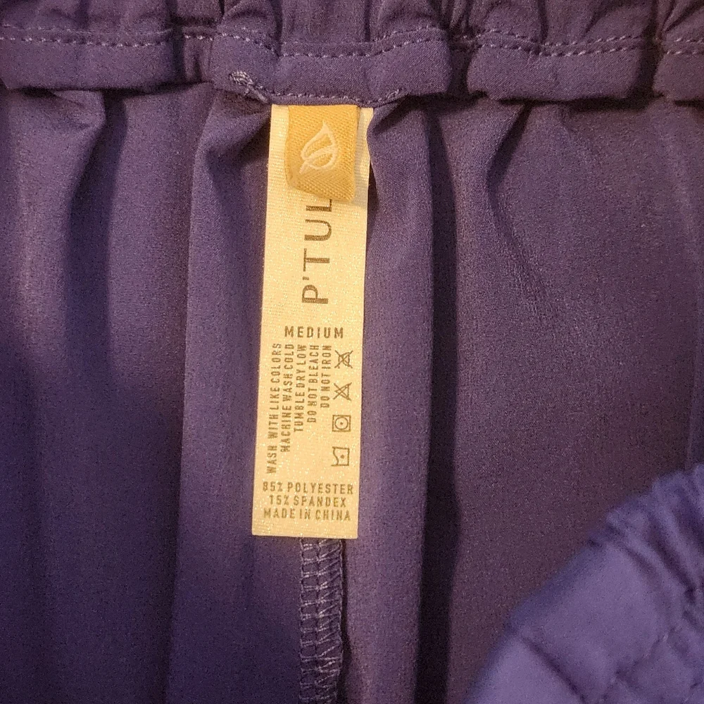 P'TULA Flow Running Shorts Persian Blue Sz Medium - Picture 5 of 10